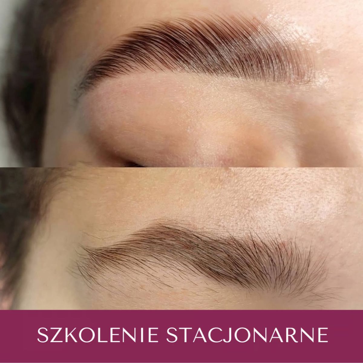 Oprawa oka - laminacja brwi + farbka