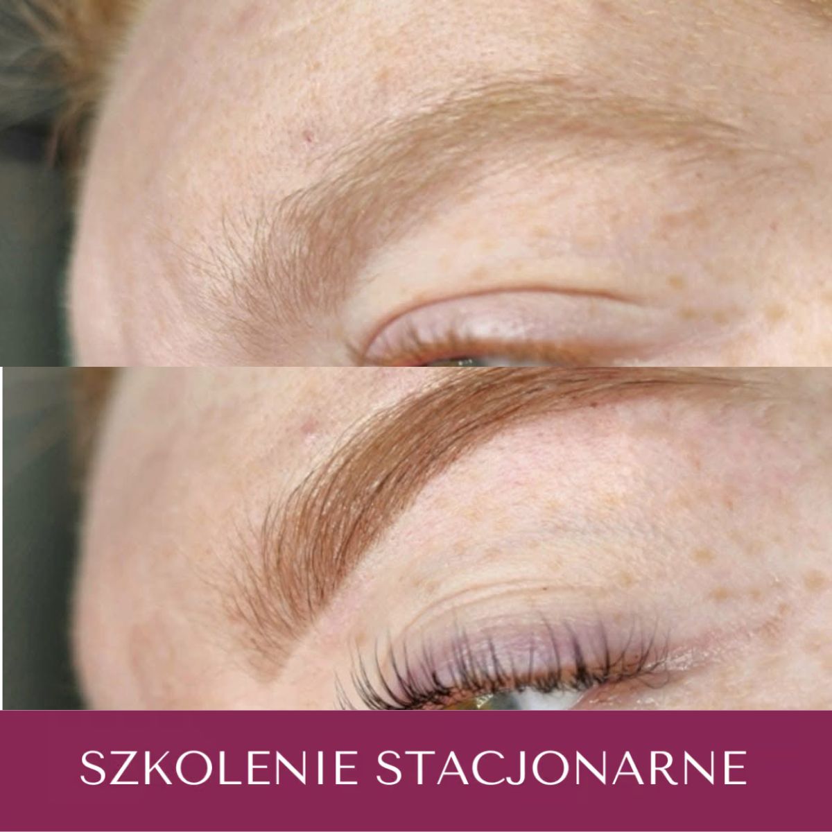 Oprawa oka - henna pudrowa